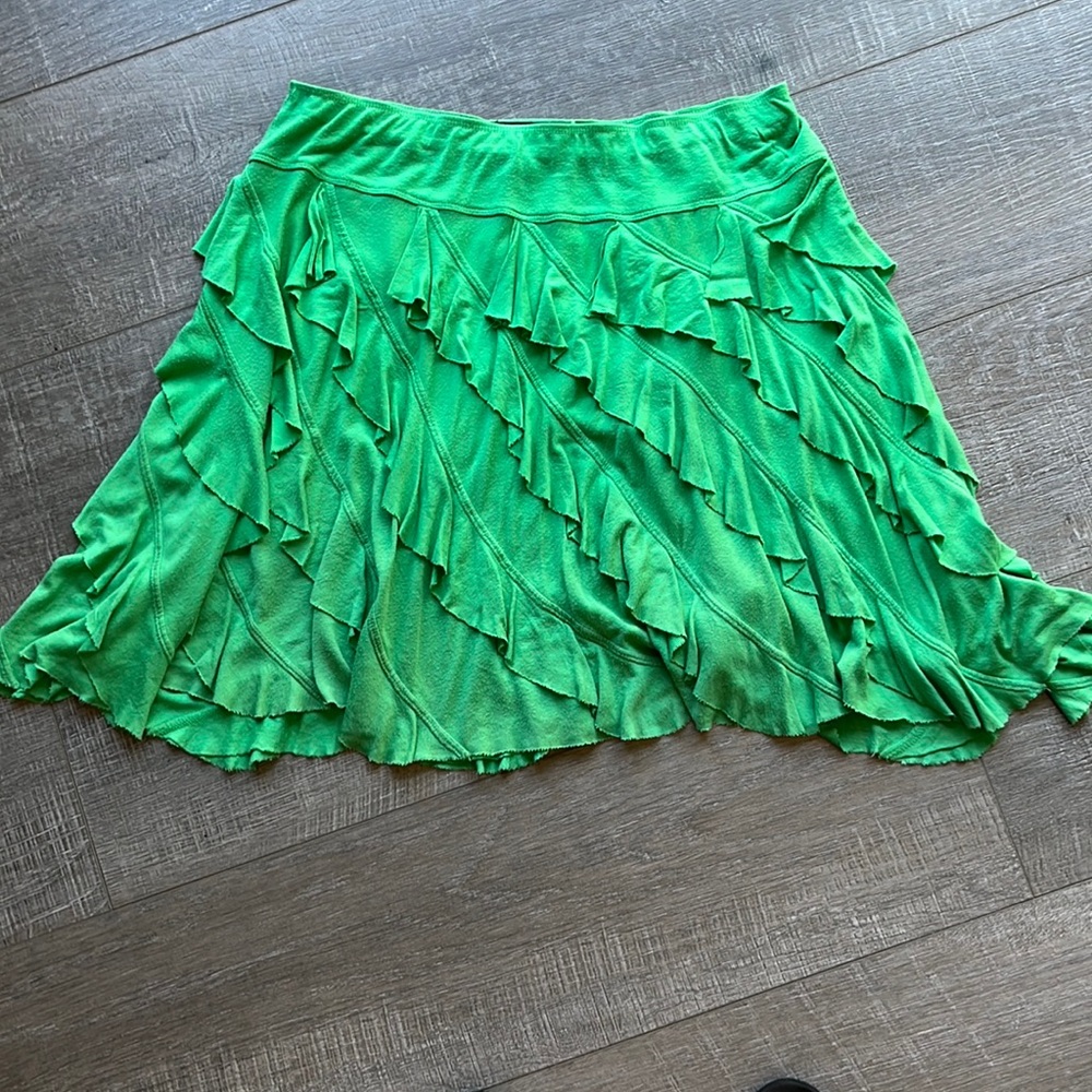 INC Ruffled Pull On Skirt